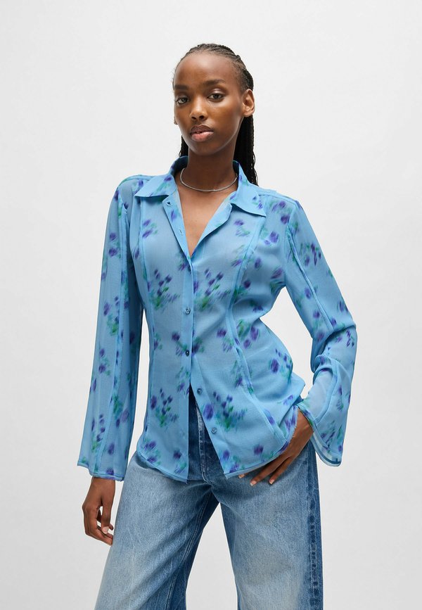 Hemdbluse - patterned eleven