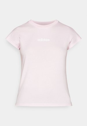 adidas Sportswear, ESSENTIALS LINEAR COTTON - Camiseta básica - clear pink/white