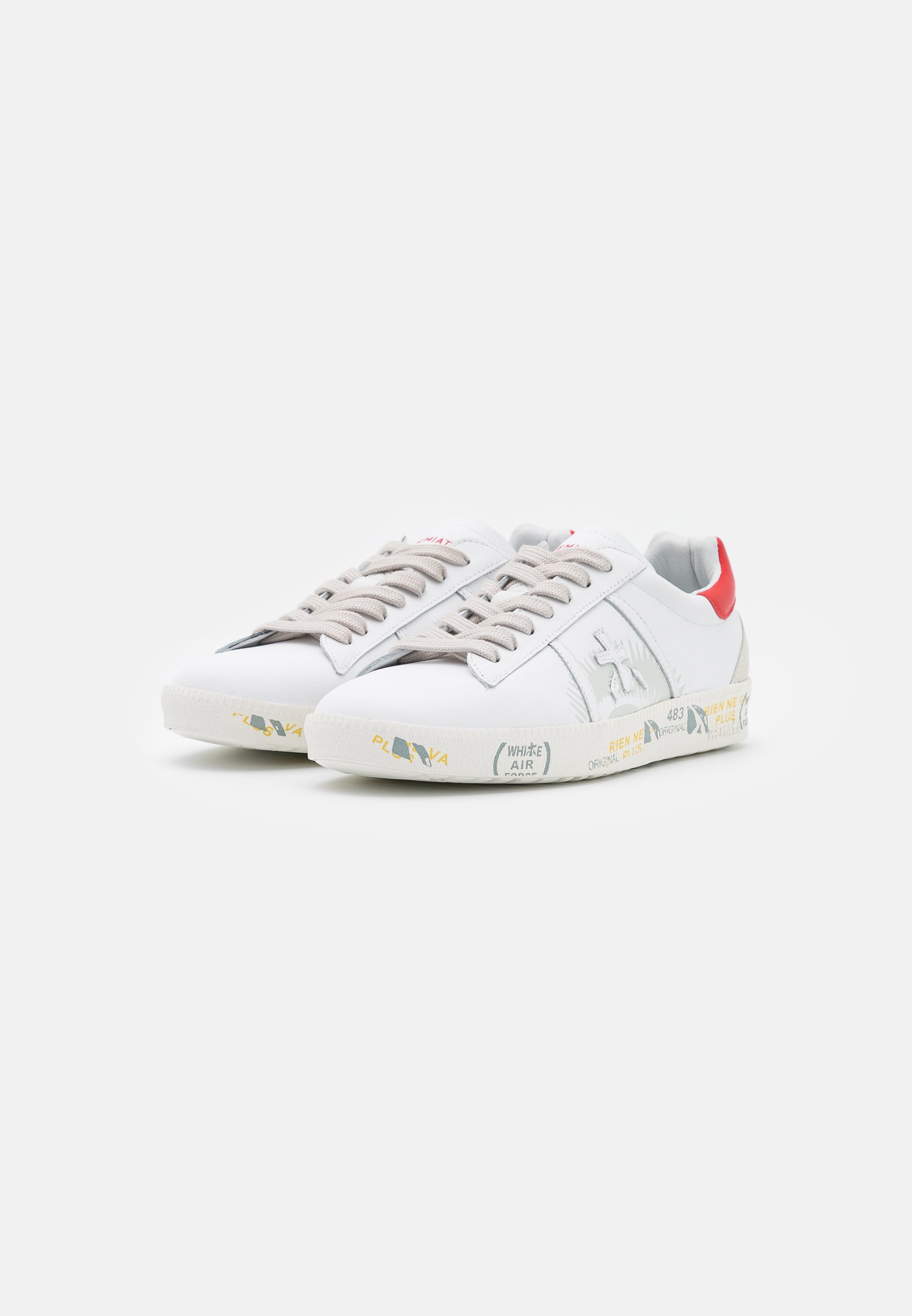 Premiata Sneakers basse - white/red/bianco - Zalando