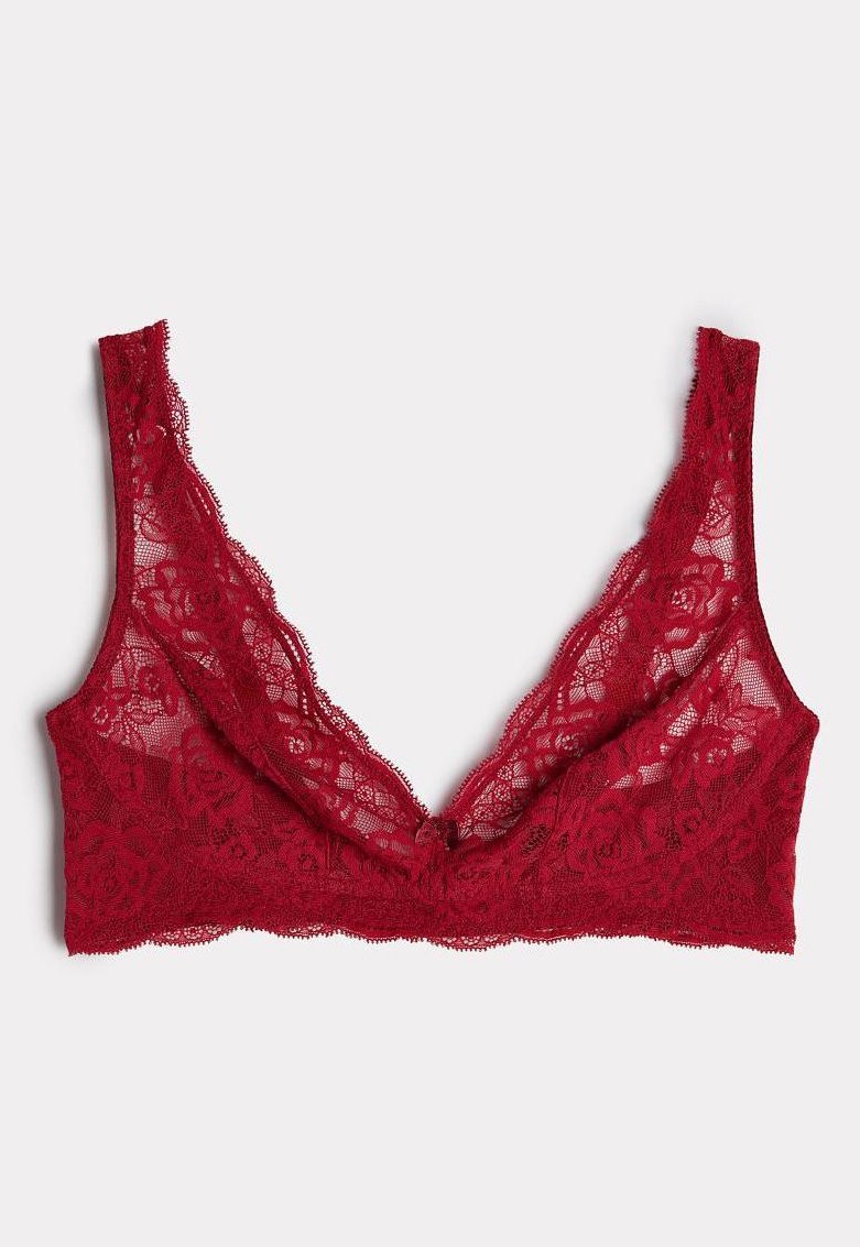Intimissimi Soutien Gorge A Balconnet Stefania En Dentelle Triangel Bh Rosso Rot Zalando De