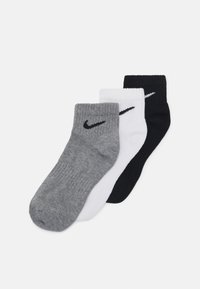 Nike Performance - EVERYDAY ANKLE 3 PACK UNISEX - Sportinės kojinės - white/carbon heather/black Miniatiūros vaizdas 1