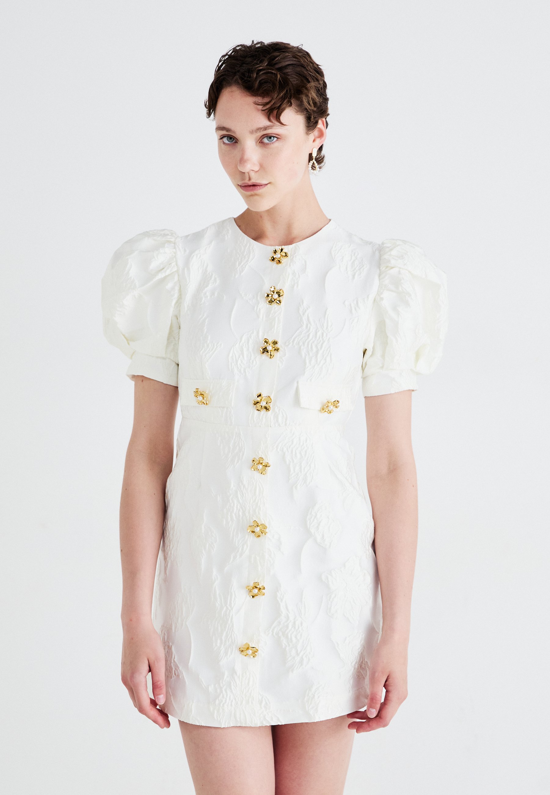 Sister Jane ANEMONE MINI DRESS - Day dress - ivory/off-white - Zalando.co.uk