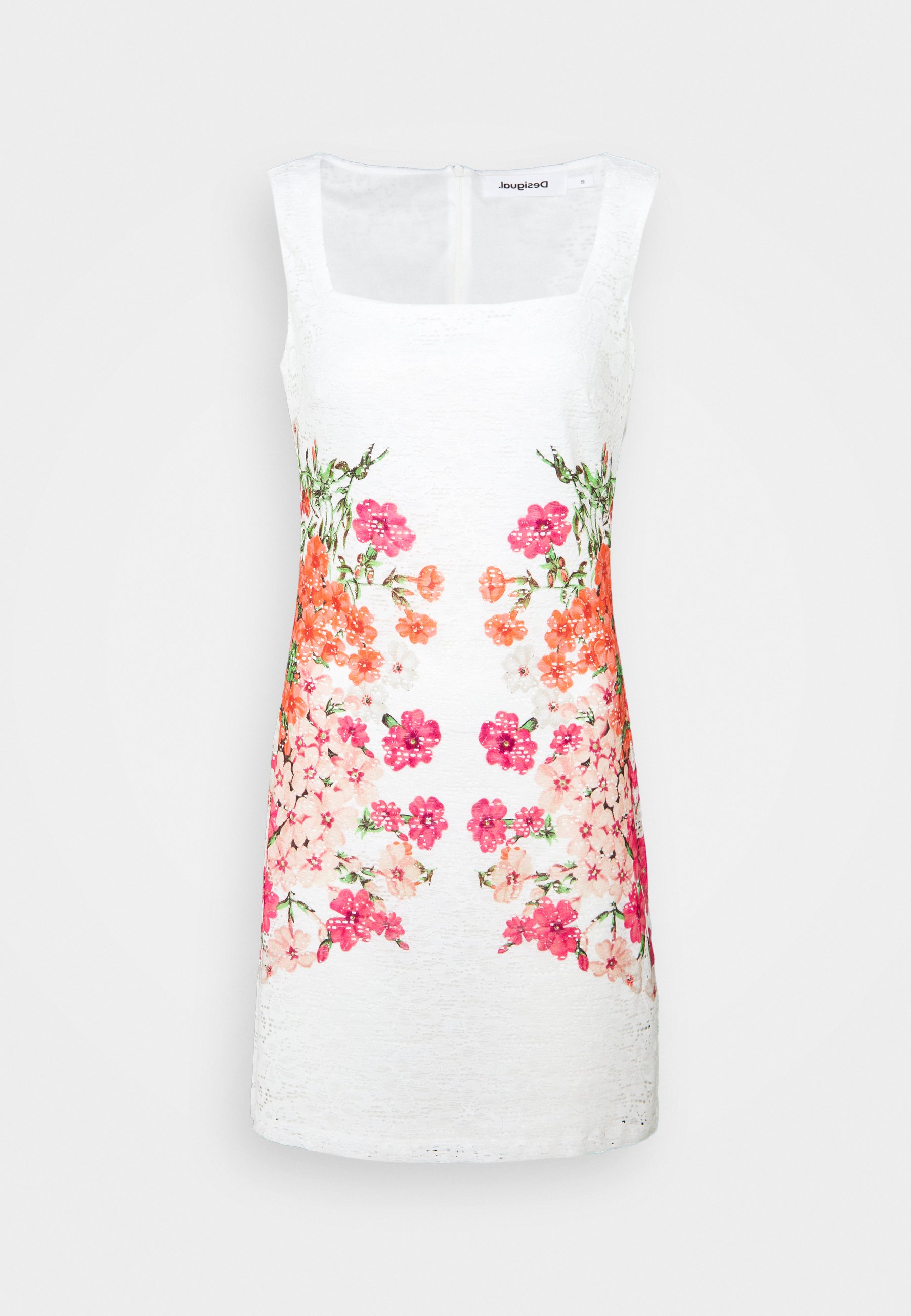 Desigual Sandra Cocktailkleid Festliches Kleid White Weiss Zalando De 