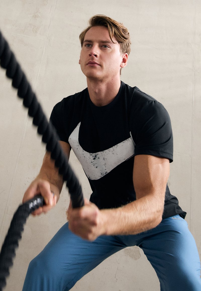 Nike Performance FORM PANT - Træningsbukser - aegean storm/black/silver