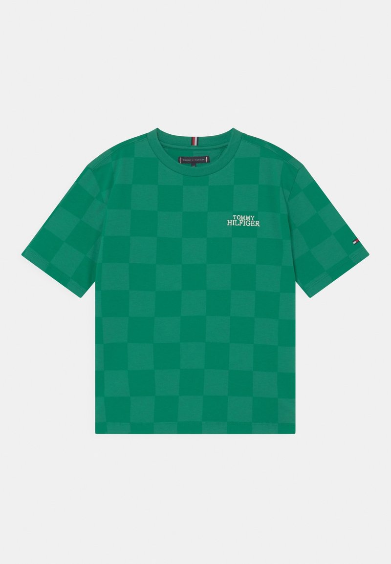 Tommy Hilfiger CHECKER BOARD TEE - Camiseta estampada - green