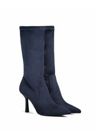 Via Tortona 18 STRETCH - Stivali con i tacchi - blu