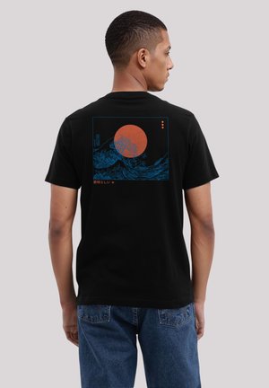 Print T-shirt - schwarz