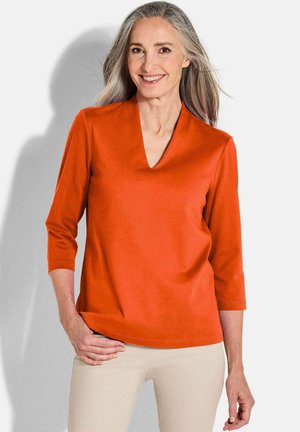 AUS INTERLOCK - Longsleeve - terracotta