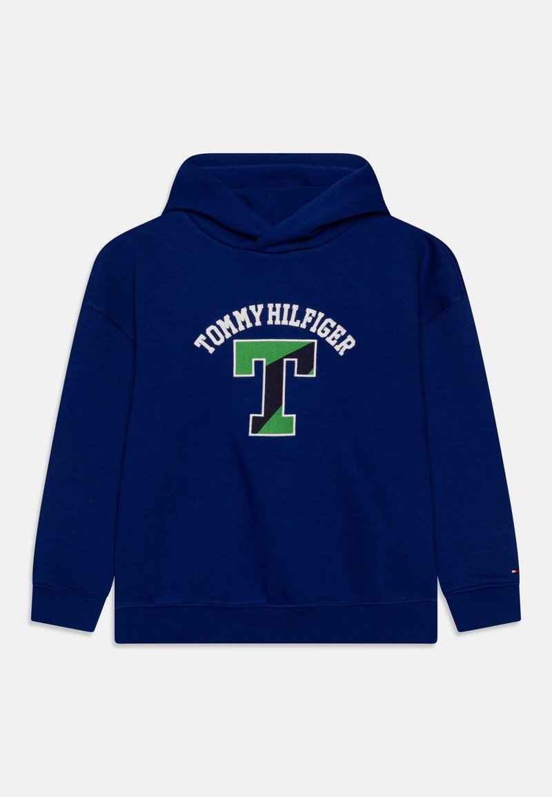 Tommy Hilfiger VARSITY HOODIE - Felpa con cappuccio - navy voyage