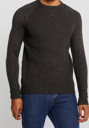 Strickpullover - black