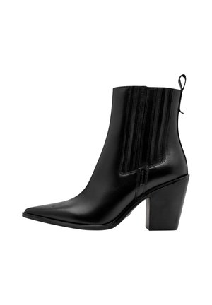 Tamaris, STIEFELETTE - Højhælede støvletter - black