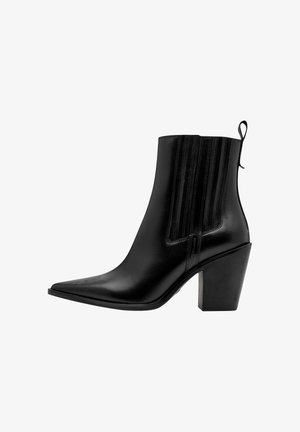 Tamaris, STIEFELETTE - Højhælede støvletter - black