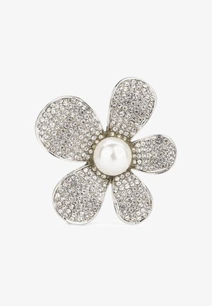 Celebride HAIRCLIP WITH STRASS AND BEAD - Accessori capelli - silver white pearl
