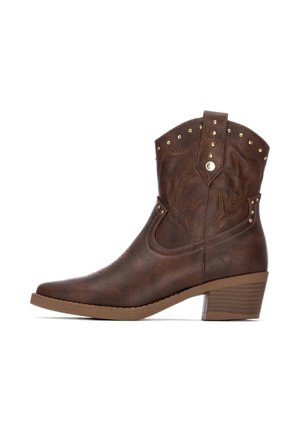 Botines camperos - camel