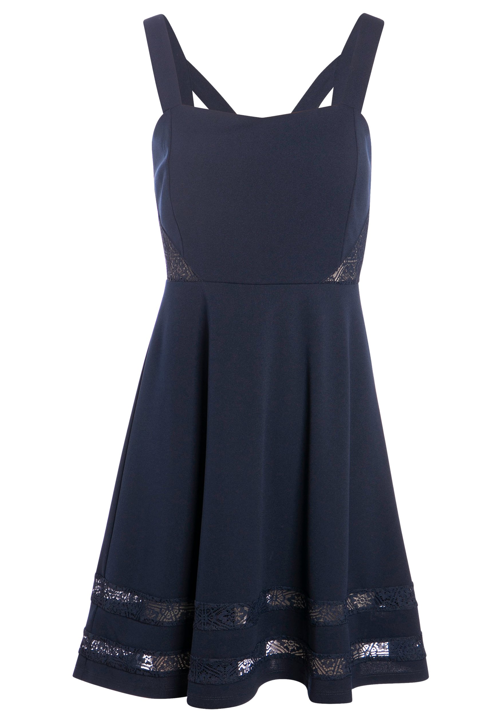 robe bleu marine cache cache