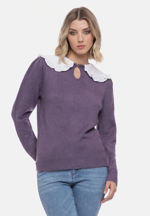 Camomilla Italia MIRIAM  - Pullover - viola bianco