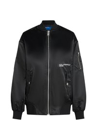 OVERSIZED - Bomber stiliaus striukė - black