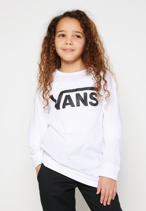 BY VANS CLASSIC LS BOYS - Long sleeved top - white/black