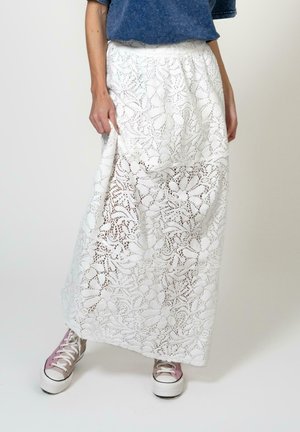 OH APRIL CHERIMOYA  - Maxi skirt - offwhite