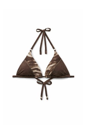 Calzedonia, BROWN SUEDE - Horní díl bikin - brown