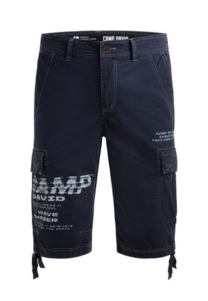 Camp David, CAMP DAVID SKATER SHORTS MIT LOGO PRINTS - Shorts - blue navy