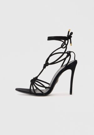 Sandalen met hoge hak - black