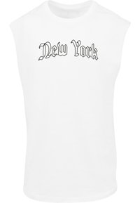 NEW YORK WORDING SLEEVELESS  - Viršus - white