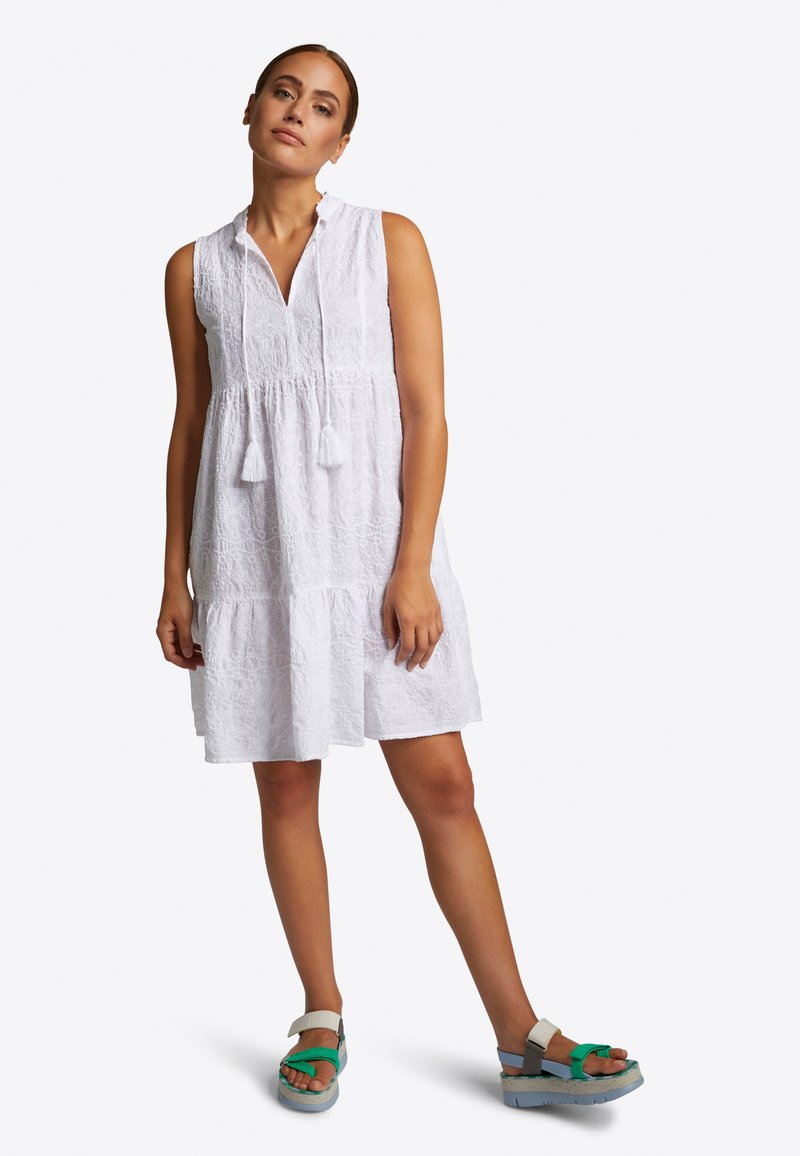 Damen Freizeitkleider | Rich & Royal BESTICKTES Freizeitkleid white/hellbraun - PZ51649 Damen Freizeitkleider | Rich & Royal BESTICKTES Freizeitkleid white/hellbraun - PZ51649