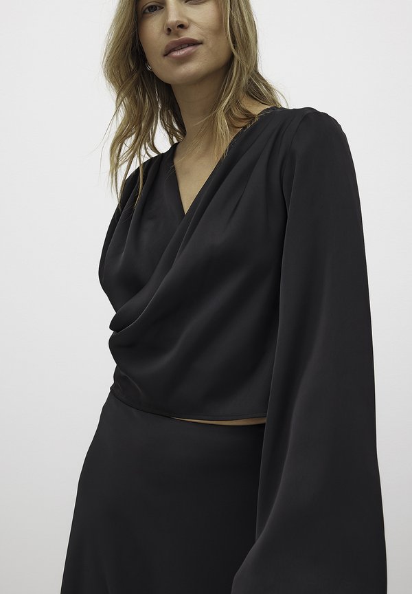 OVERLAP LONG SLEEVE - Bluse