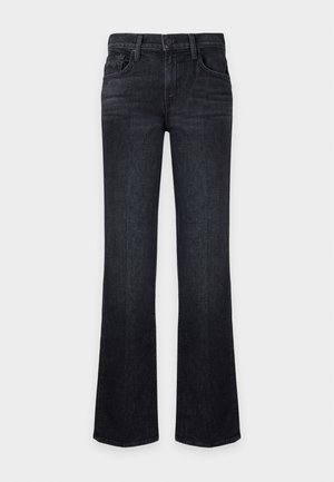Mother, THE MID RISE RAMBLER ZIP SNEAK - Дънки с прав крачол - black denim