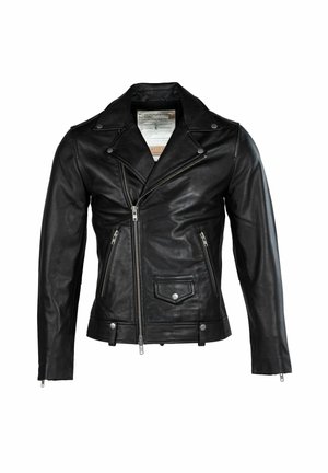 OWEN - Jachetă piele - black