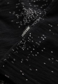 Ombre Triko s potiskem - black