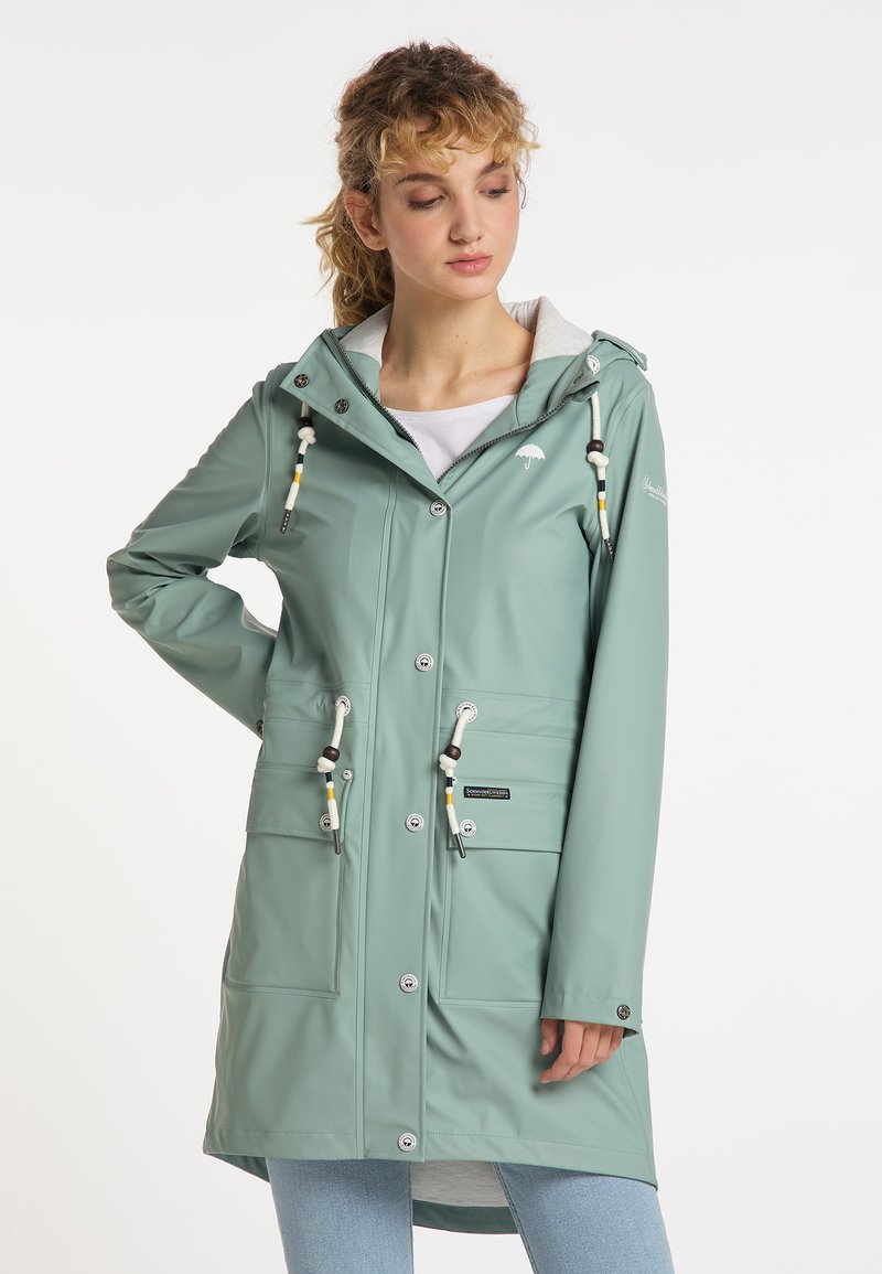 Schmuddelwedda Parkas - rauchmint