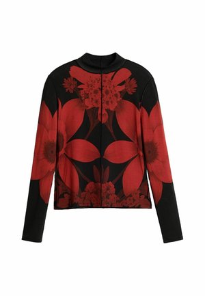 Desigual, PRINTED KNIT T-SHIRT - T-shirt à manches longues - black