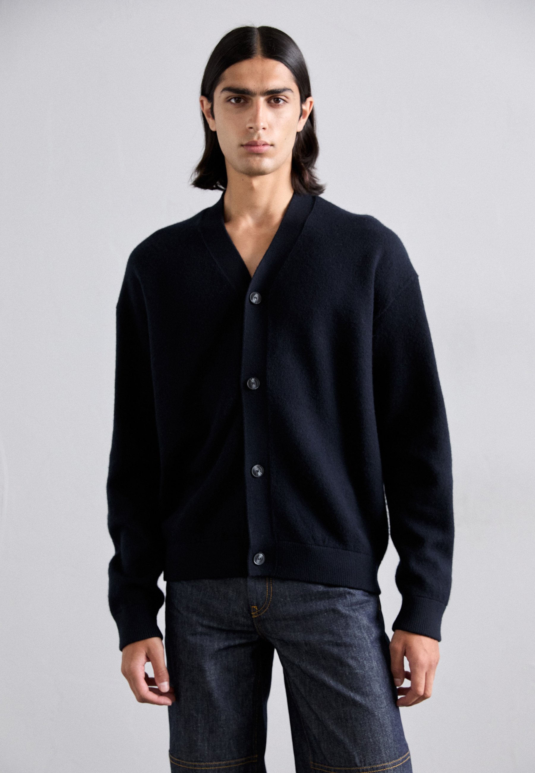 Emporio Armani CARDIGAN - Cardigan - blu navy/dark blue - Zalando