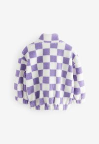 Next CHECKED   - Flísová bunda - purple