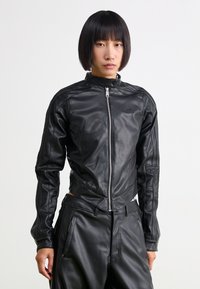 adidas Originals PLEATHER JACKET - Jakna iz umetnega usnja - black