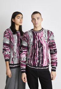 Carlo Colucci RUNDHALS UNISEX - Strickpullover - fuchsia