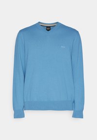 PACELLO - Stickad tröja - light/pastel blue