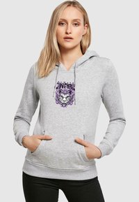 Mister Tee ALWAYS ON FIRE  - Mikina s kapucí - heather grey