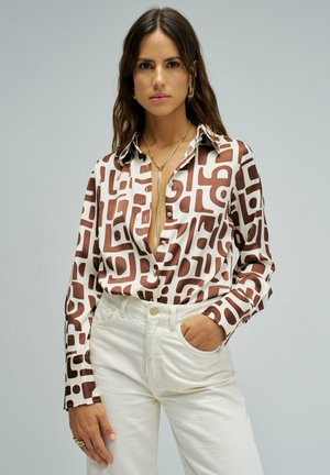 REGULAR - Blusa - braun