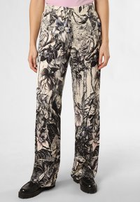 Cambio AVRIL - Stoffhose - schwarz ecru