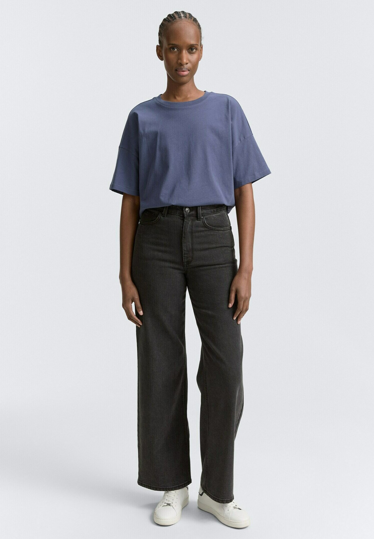 TOM TAILOR DENIM T-Shirt basic - foggy ocean blue/blau - Zalando