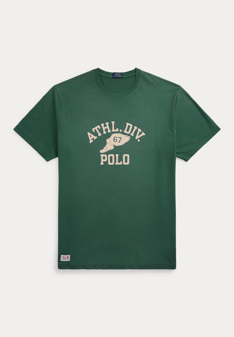 Polo Ralph Lauren Big & Tall T-shirt print donkergroen gemêleerd