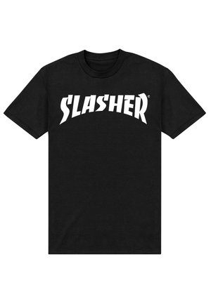 SLASHER - Triko s potiskem - black