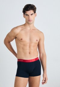 Tommy Hilfiger SIGNATURE TRUNK METALLIC 3 PACK - Boxer briefs - deep rouge/pri red/lazuli blue