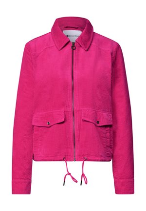 Street One, CORDJACKE MIT HEMDKRAGEN UND ZIPPER - Overgangsjakke - magenta dream