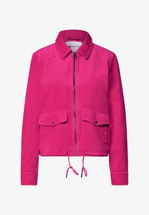 Street One, CORDJACKE MIT HEMDKRAGEN UND ZIPPER - Giacca da mezza stagione - magenta dream