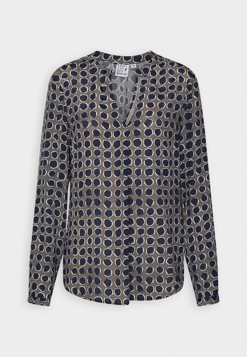 Emily van den Bergh Blouse donkerblauw Emily van den Bergh Blouse donkerblauw