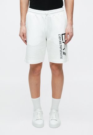 TRAIN CORE BIG LOGO - Tepláky - white